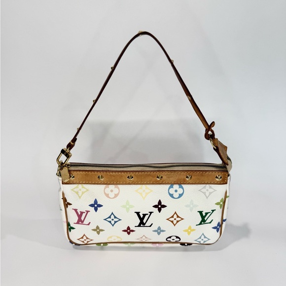 ✨SOLD✨ Vintage Louis Vuitton Murakami Multicolor Pochette - Picture 3 of 16